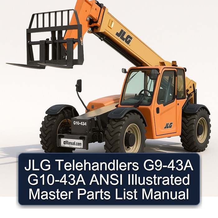 Jlg Telehandlers G9-43A G10-43A Ansi Parts Catalog PDF Download
