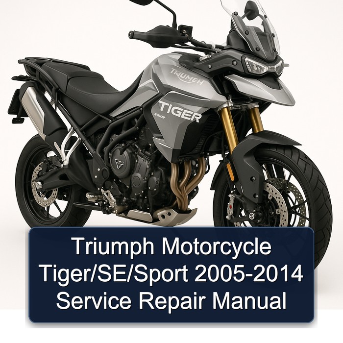 Triumph Motorcycle Tiger/SE/Sport 2005-2014 Manual de servicio y reparación