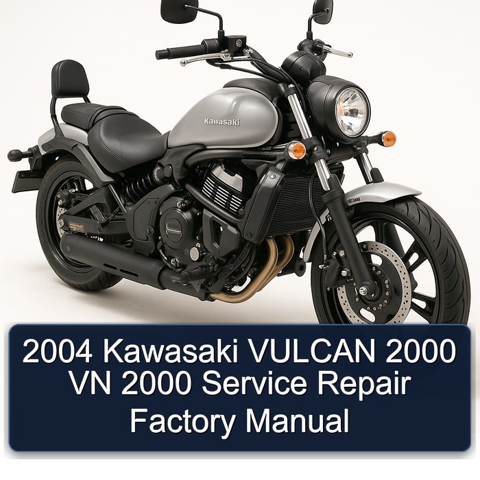 2004 Kawasaki VULCAN 2000 VN 2000 Service Repair Factory Manual
