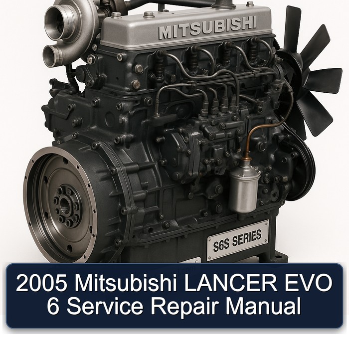 2005 Mitsubishi LANCER EVO 6 Manual de servicio y reparación