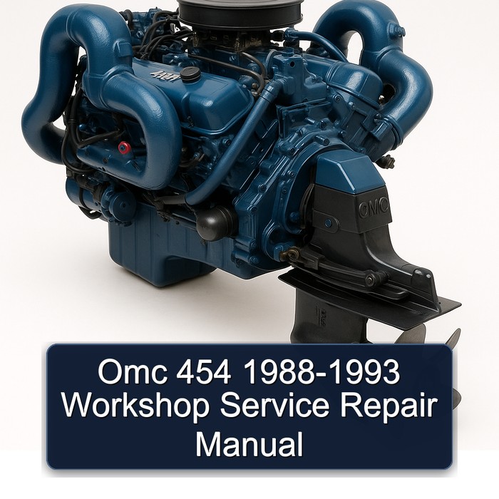 Omc 454 1988-1993 Workshop Manual de servicio y reparación