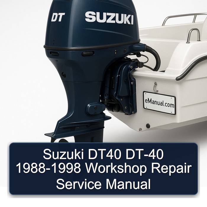 Suzuki DT40 DT-40 1988-1998 Workshop Repair Service Manual