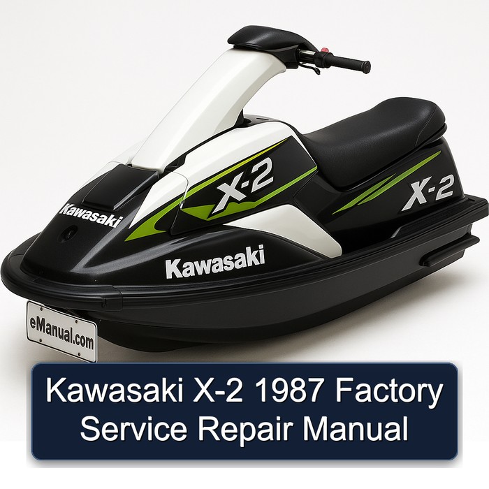 Kawasaki X-2 1987 Factory Service Repair Manual