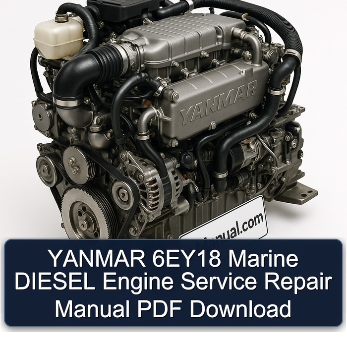 YANMAR 6EY18 Marine Dieselmotor Service- und Reparaturhandbuch PDF Download