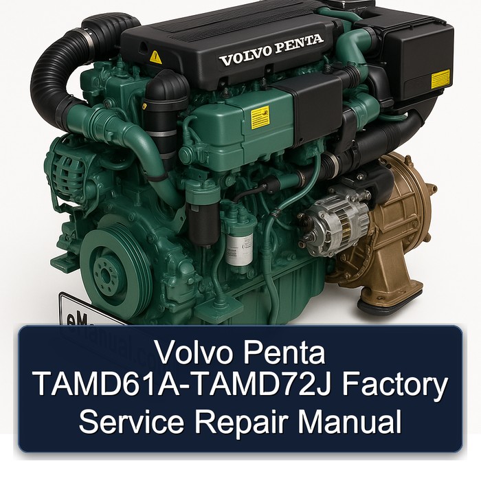 Volvo Penta TAMD61A-TAMD72J Factory Service Repair Manual
