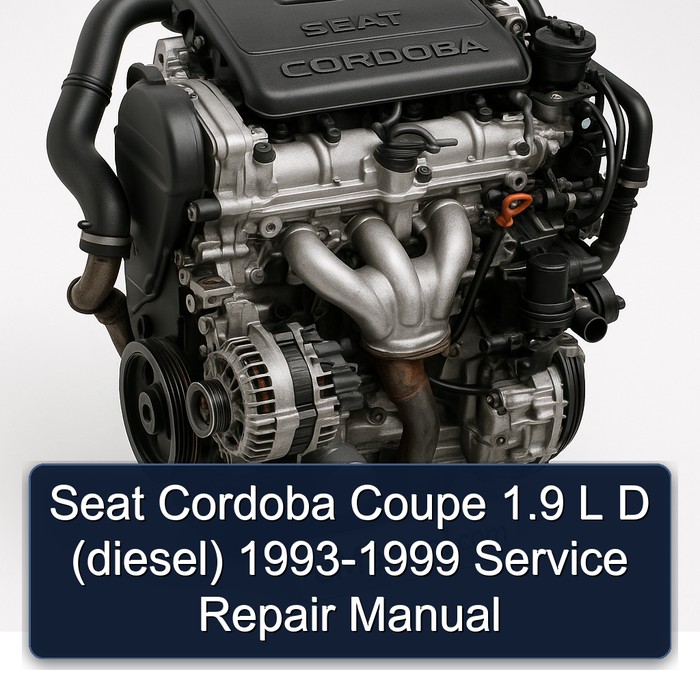 Seat Cordoba Coupe 1.9 L D (diesel) 1993-1999 Service Repair Manual 