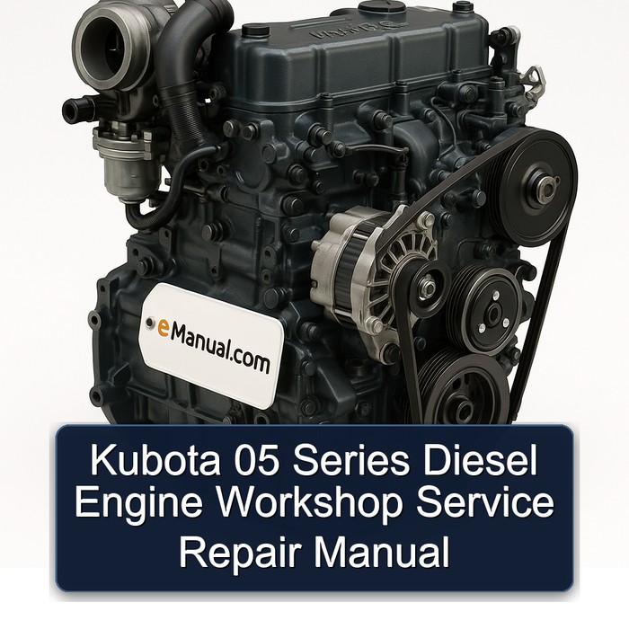 Kubota 05 Series Diesel Engine Workshop Service Repair Manual 