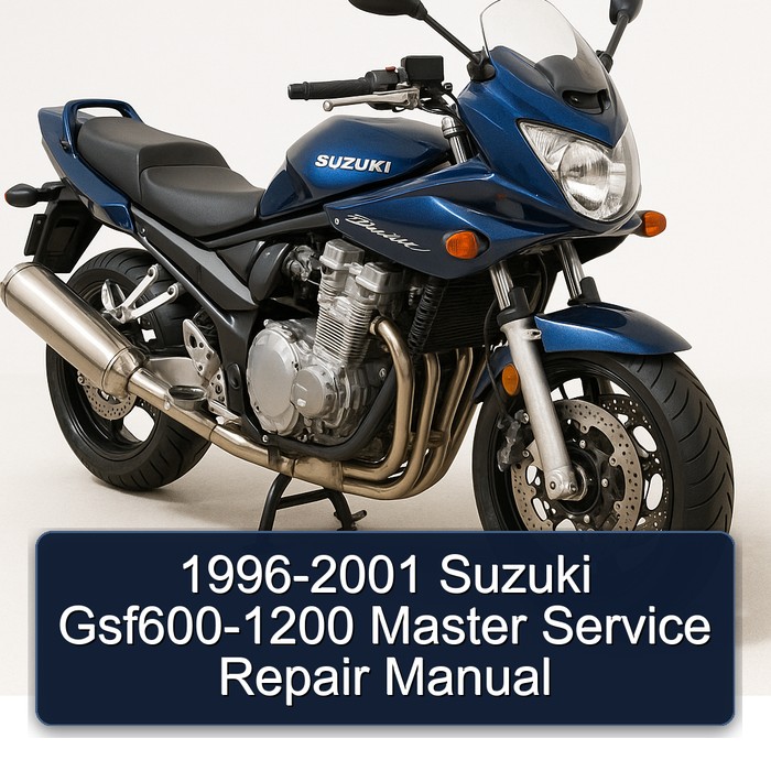 1996-2001 Suzuki Gsf600-1200 Master Manual de servicio y reparación