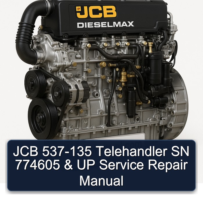 JCB 537-135 Telehandler SN 774605 & UP Service Repair Manual