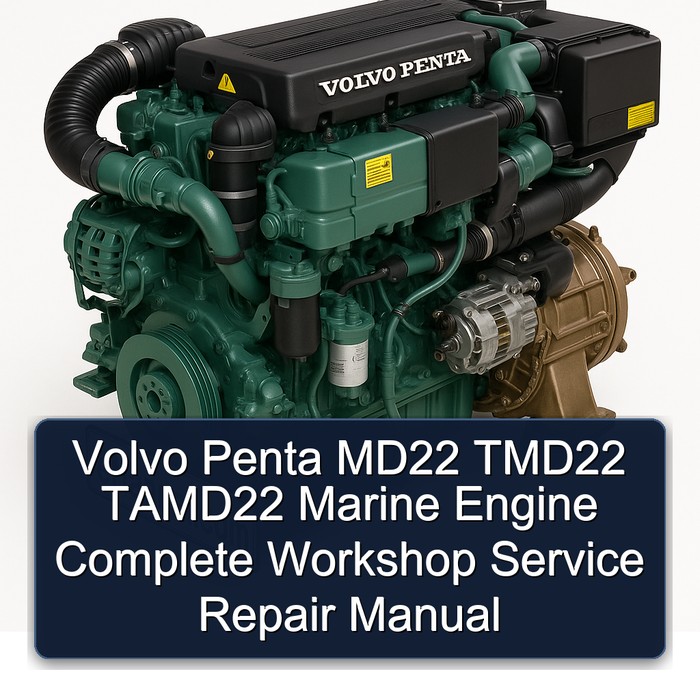 Volvo Penta MD22 TMD22 TAMD22 Marine Engine Complete Workshop Service Repair Manual 