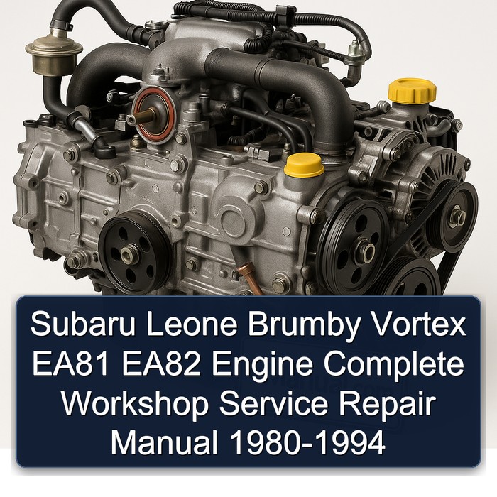 Subaru Leone Brumby Vortex EA81 EA82 Engine Manual completo de servicio y reparación del taller 1980 1981 1982 1983 1984 1985 1986 1987 1988 1989 1990 1991 1992 1993 1994