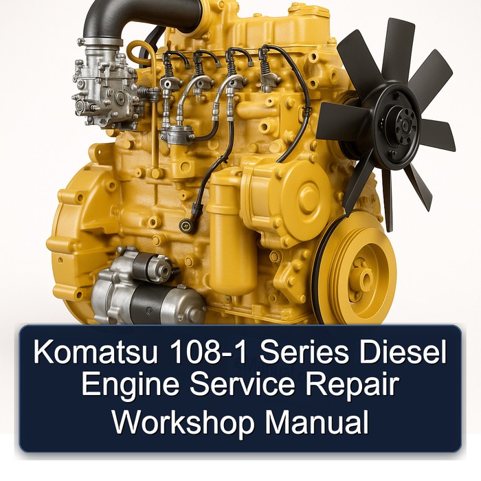 Komatsu 108-1 Series Diesel Engine Workshop Service Repair Manual PDF Download