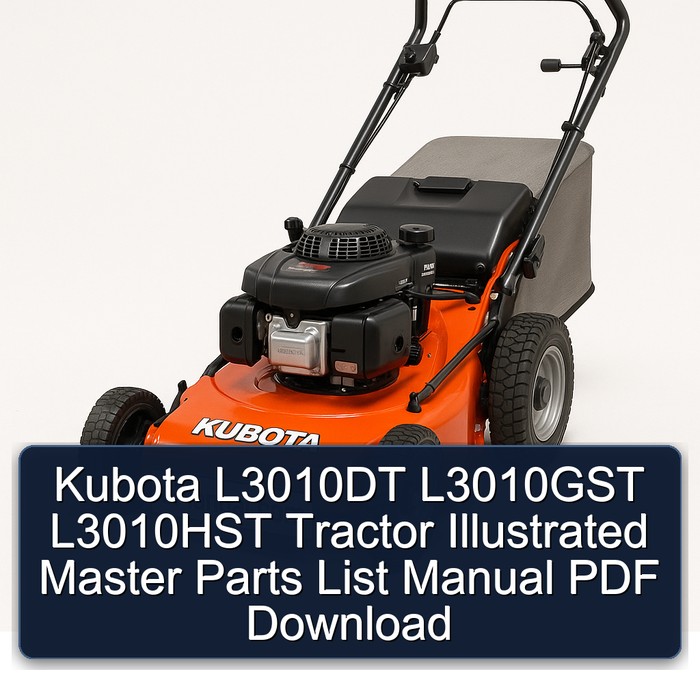Manual de Piezas Ilustrativo del Tractor Kubota L3010
