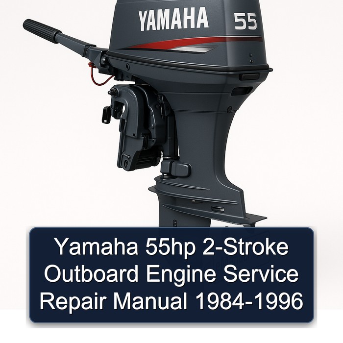 Yamaha 55hp 2-Stroke Outboard Engine Service Repair Manual 1984-1996