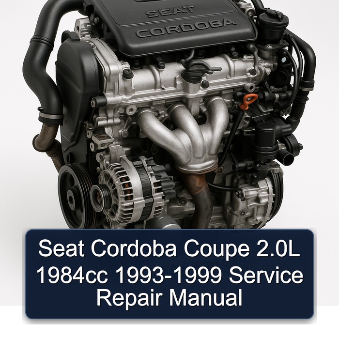 Seat Cordoba Coupe 2.0L 1984cc 1993-1999 Manual de servicio y reparación