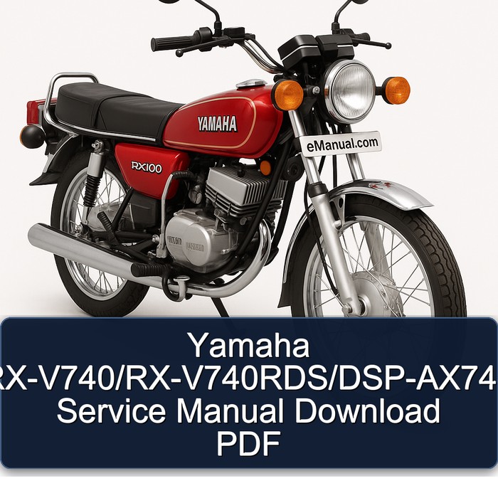 Yamaha RX-V740/RX-V740RDS/DSP-AX740 Service Manual Download PDF