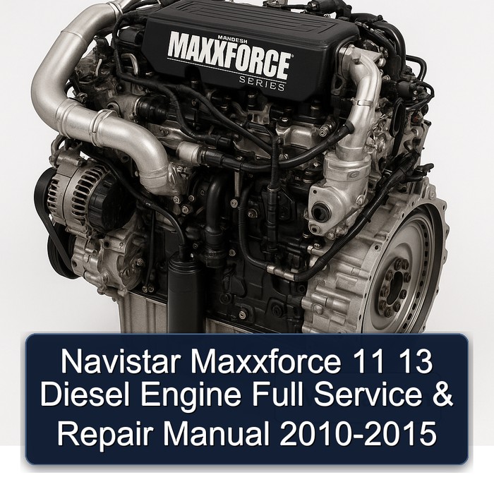 Manual de Servicio y Reparación Completo Navistar MaxxForce 11 y 13 Diesel (2010-2015)