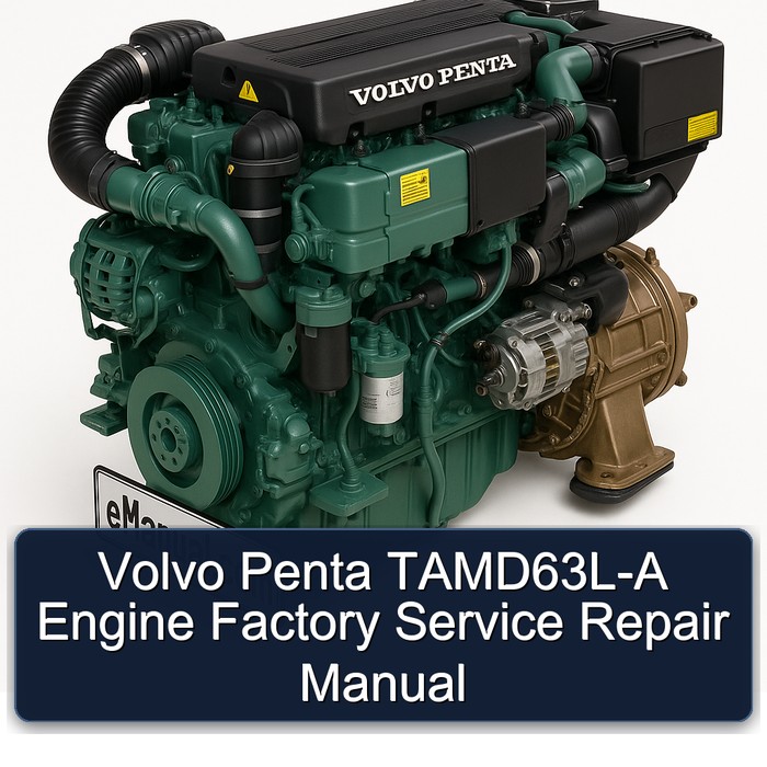 Volvo Penta TAMD63L-A Engine Factory Service Repair Manual