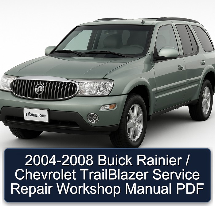 Best 2004 2005 2006 2007 2008 BUICK RAINIER/Chevrolet TrailBlazer/Service/Repair/Workshop Manual-(Complete & EXHAUSTIVE)-PDF ( 04 05 06 07 08 )