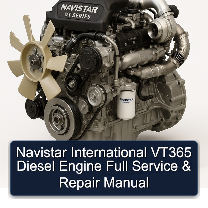 Manual de Servicio y Reparación Completo del Motor Diesel Navistar International VT365