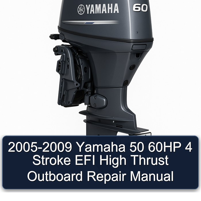 2005-2009 Yamaha 50 60HP 4 Stroke EFI High Thrust Outboard Repair Manual
