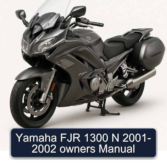 Yamaha FJR 1300 N 2001- 2002 owners Manual