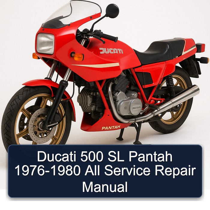 Ducati 500 SL Pantah 1976-1980 All Manual de servicio y reparación