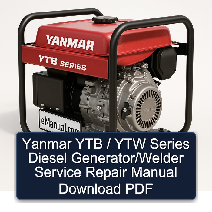 Yanmar YTB / YTW Series Diesel Generator/Welder Service Repair Manual Download PDF