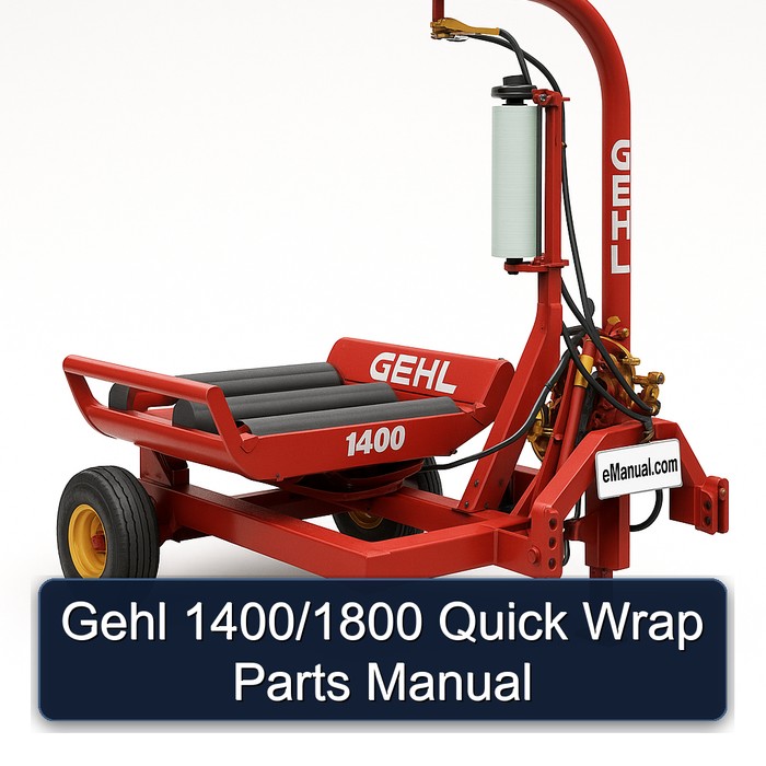 Gehl 1400/1800 Quick Wrap Parts Catalog PDF Download