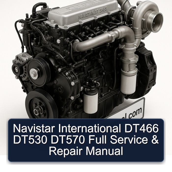 Manual de Servicio y Reparación Completo Navistar International DT466 DT530 DT570