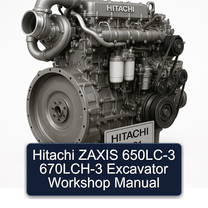 Hitachi ZAXIS 650LC-3 670LCH-3 Excavator Workshop Manual 