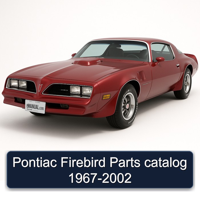 Pontiac Firebird Parts catalog 1967-2002