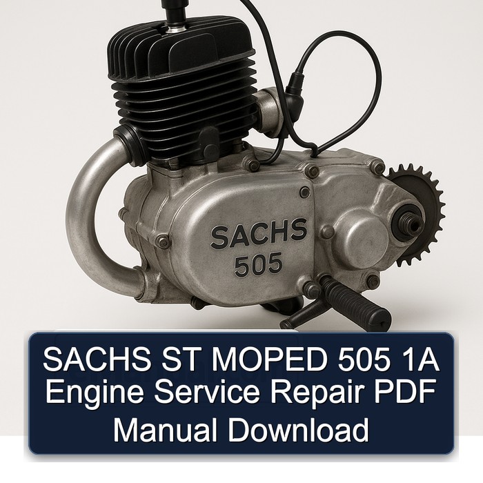 Sachs ST Moped 505 1A Motor Servicehandbuch PDF Download
