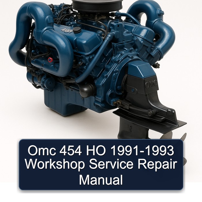 Omc 454 HO 1991-1993 Workshop Manual de servicio y reparación