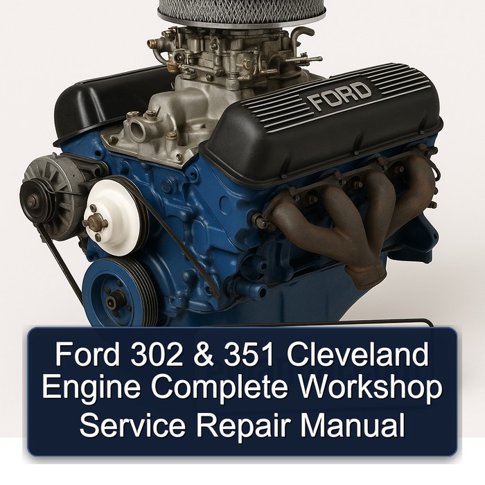 Manual de Reparación y Servicio Completo para Motores Ford Cleveland 302 y 351