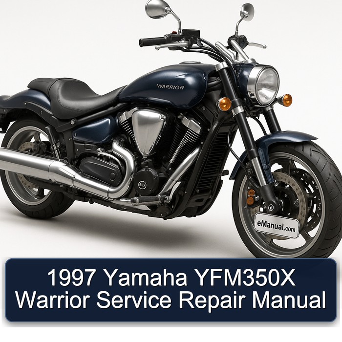 1997 Yamaha YFM350X Warrior Manual de servicio y reparación