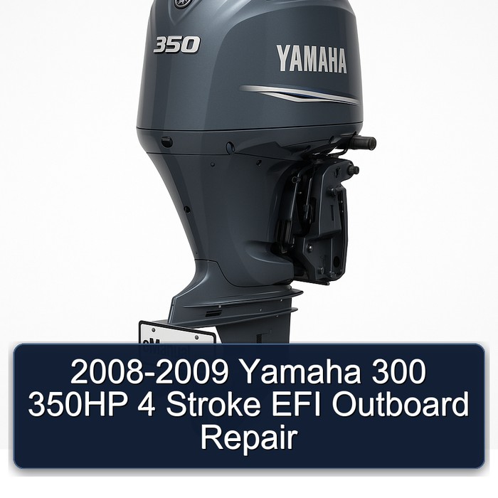 2008-2009 Yamaha 300 350HP 4 Stroke EFI Outboard Repair