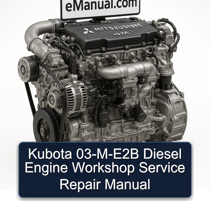 Manual de Servicio y Reparación del Motor Diesel Kubota 03-M-E2B