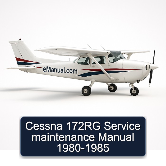 Cessna 172RG Service maintenance Manual 1980-1985