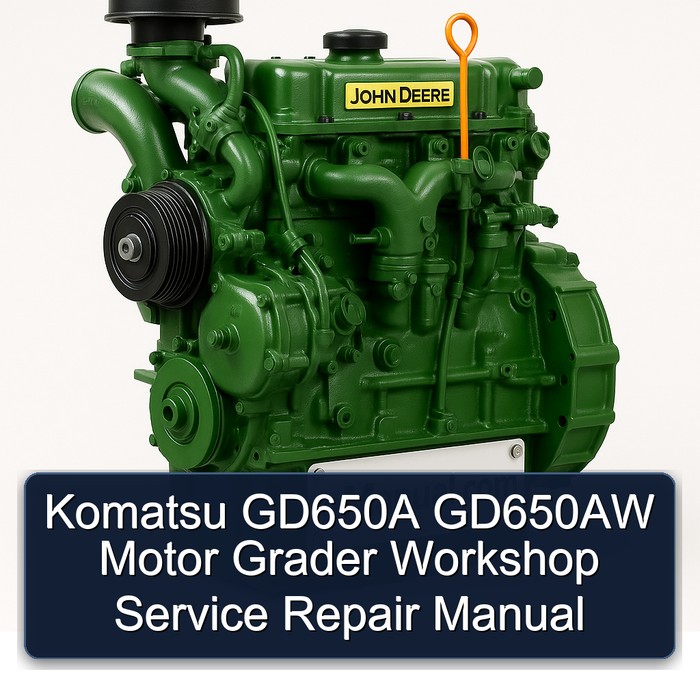 Komatsu GD650A GD650AW Motor Grader Workshop Service Repair Manual 
