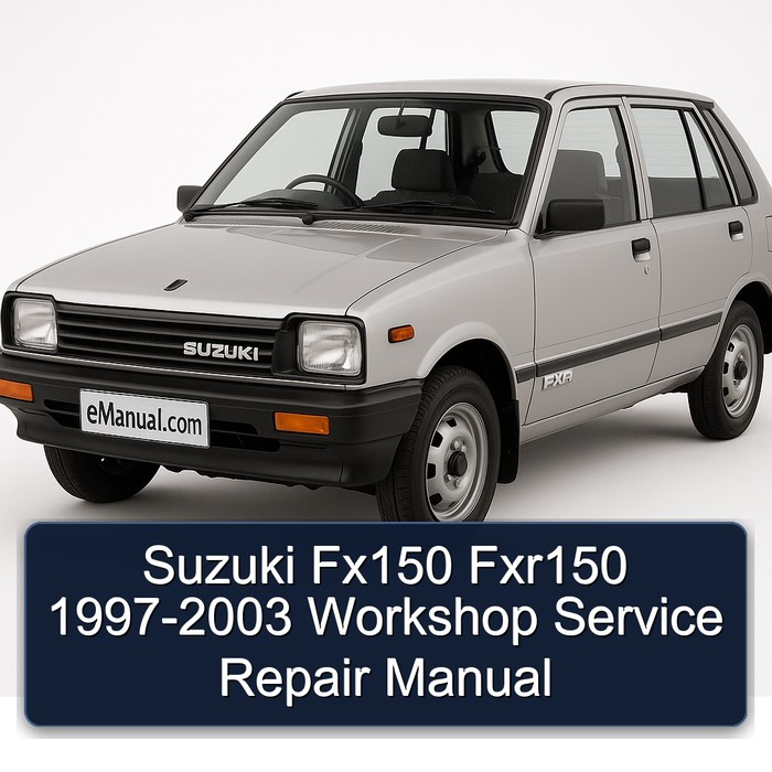 Suzuki Fx150 Fxr150 1997-2003 Workshop Manual de servicio y reparación