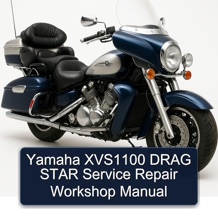 Yamaha XVS1100 Drag Star Workshop Service Repair Manual PDF Download