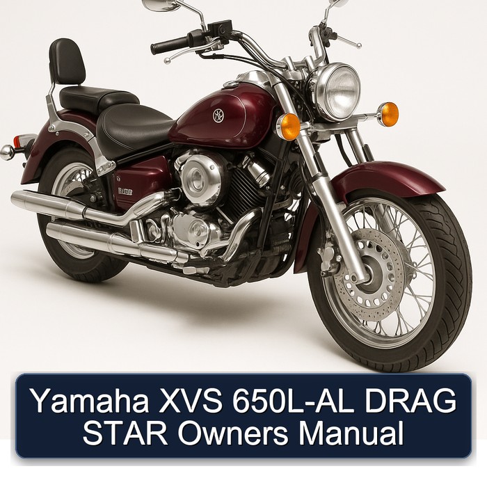 Yamaha XVS 650L-AL DRAG STAR Owners Manual