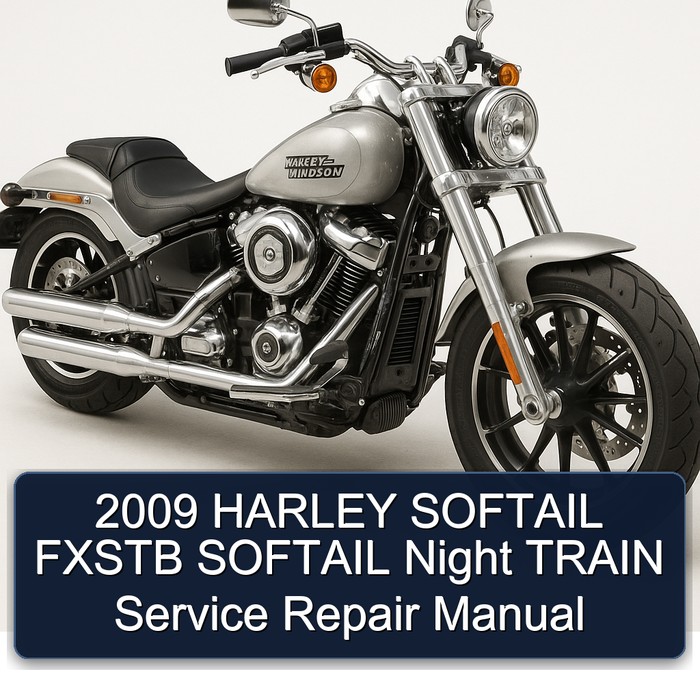 2009 HARLEY SOFTAIL FXSTB SOFTAIL Night TRAIN Manual de servicio y reparación