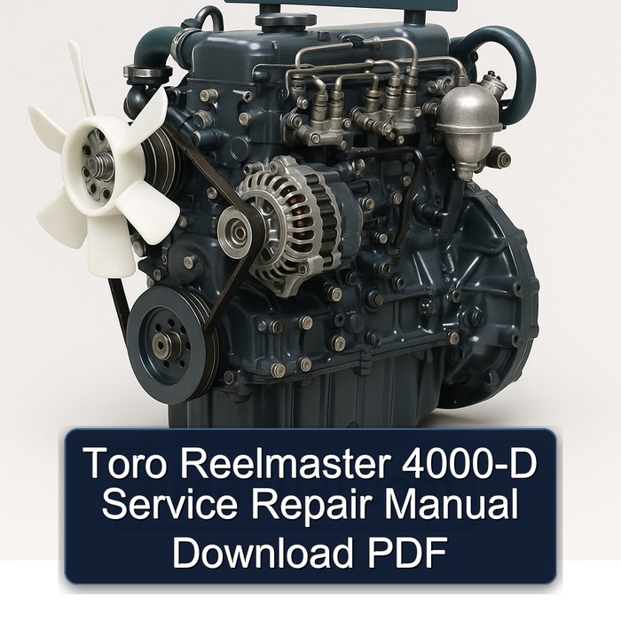 Manual de Servicio y Reparación Toro Reelmaster 4000-D (PDF)