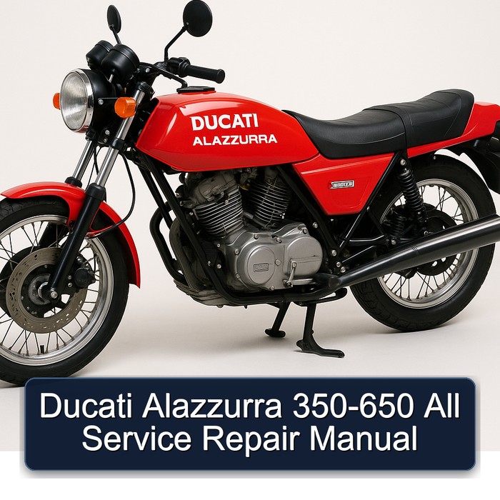 Ducati Alazzurra 350-650 All Manual de servicio y reparación