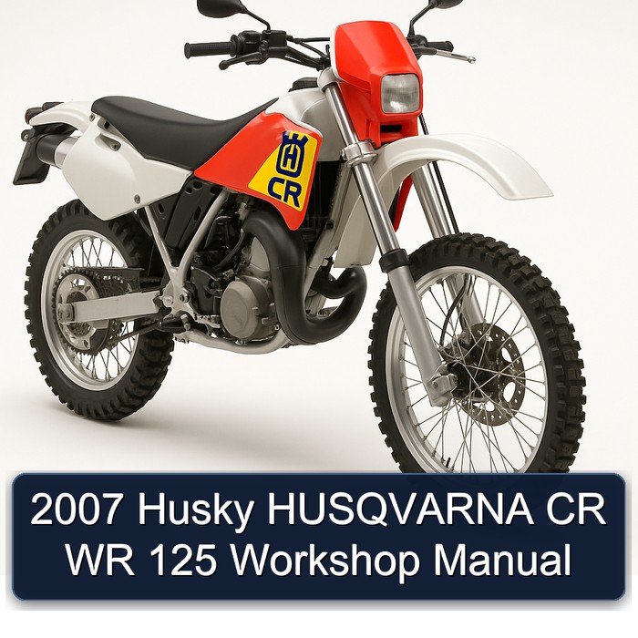2007 Husky HUSQVARNA CR WR 125 Workshop Manual