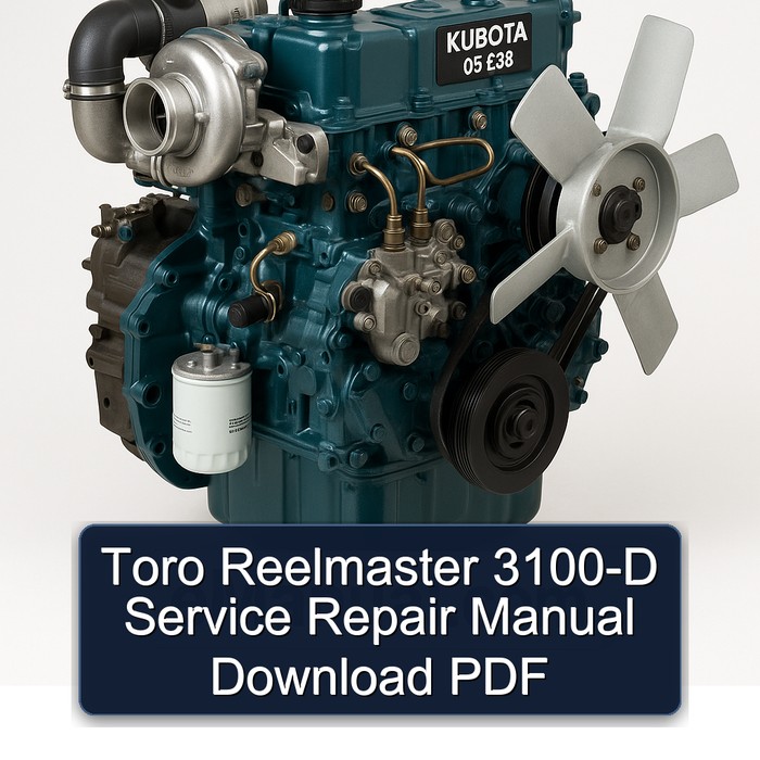 Toro Reelmaster 3100-D Manual de servicio y reparación Download PDF