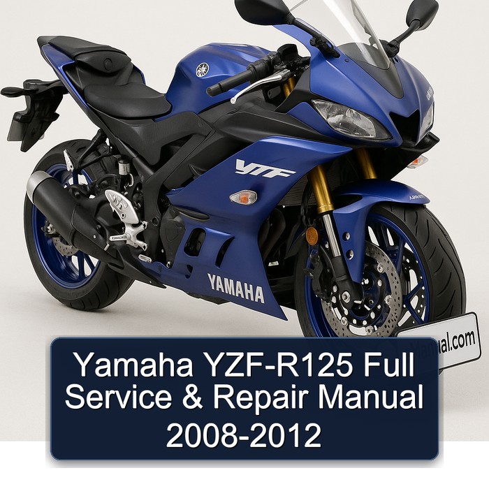 Yamaha YZF-R125 Full Service & Repair Manual 2008-2012