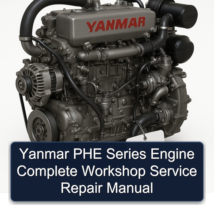 Manual de Reparación y Servicio Completo para Motores Yanmar Serie PHE